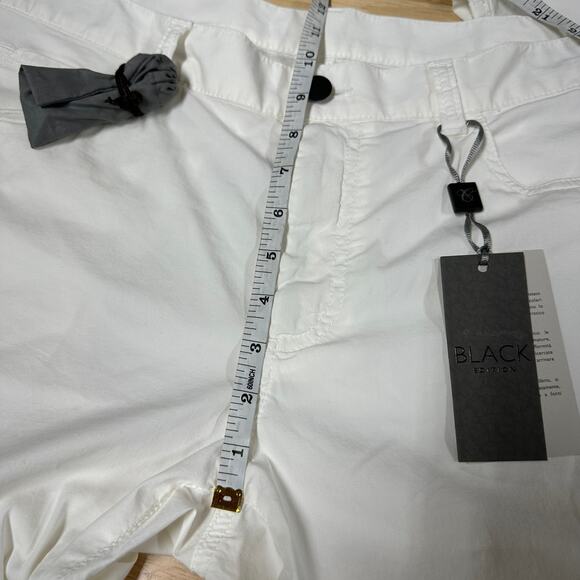 Canali Black Edition Cotton Blend Men's Pants White Sz 54 (US 37 ) New With Tags - Picture 10 of 11